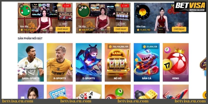 Điểm qua các sản phẩm nổi bật trong kho game Five88